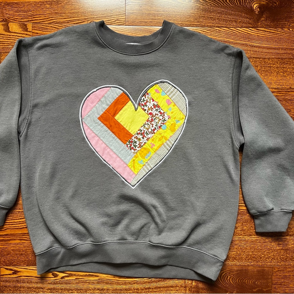 Quilted Patchwork Sweater